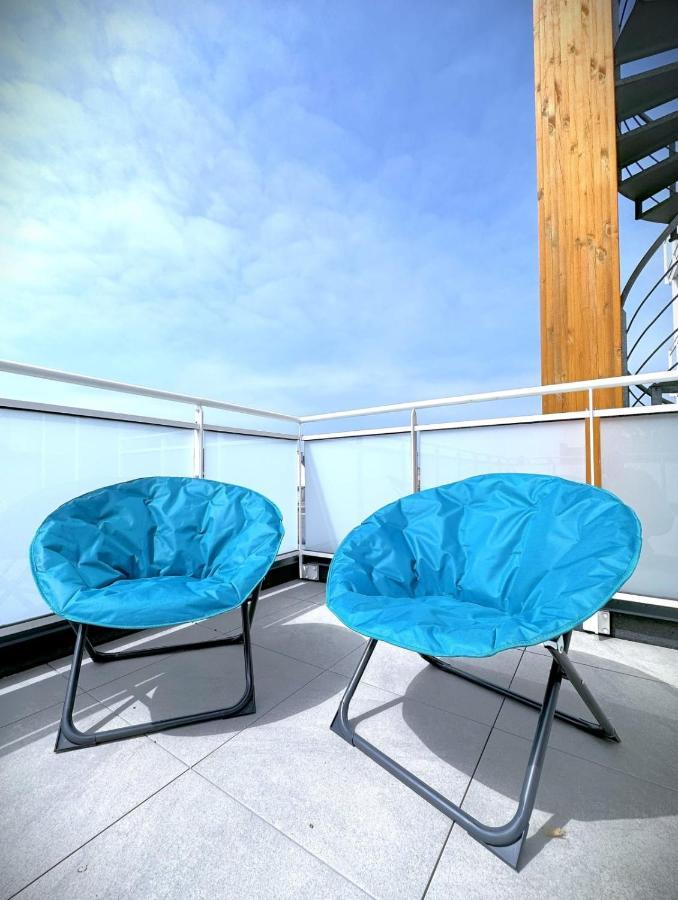 Le Grand Large-Appart Proche Mer Avec Terrasse ブリニョガン・プラージュ エクステリア 写真